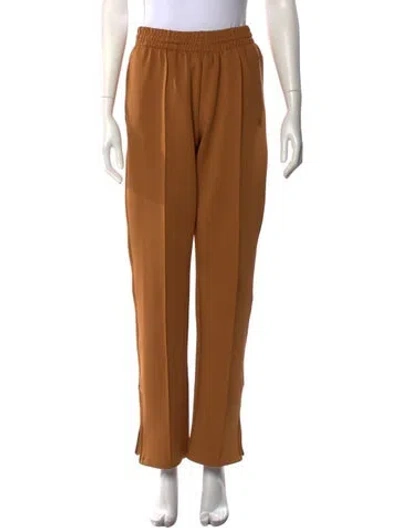 Pre-owned Anine Bing Wide Leg Pants In Brown