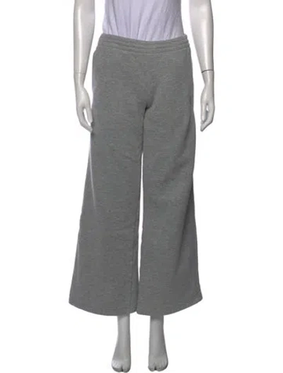 Pre-owned Anine Bing Wide Leg Pants In Grey