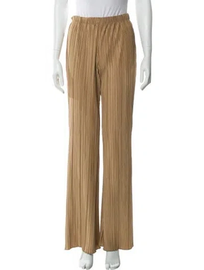 Pre-owned Anine Bing Wide Leg Pants In Neutral