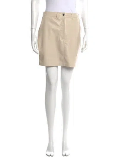 Pre-owned Anine Bing Wide Leg Pants In Neutral