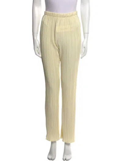 Pre-owned Anine Bing Wide Leg Pants In Neutral