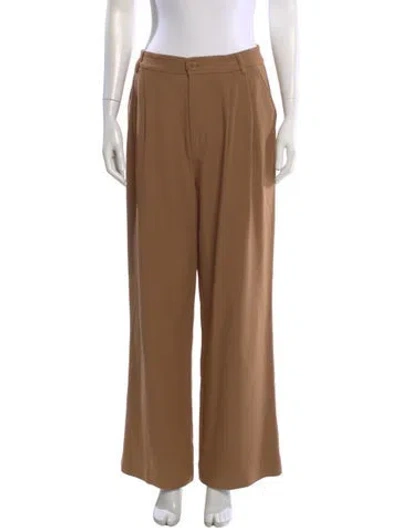 Pre-owned Anine Bing Wide Leg Pants In Neutral