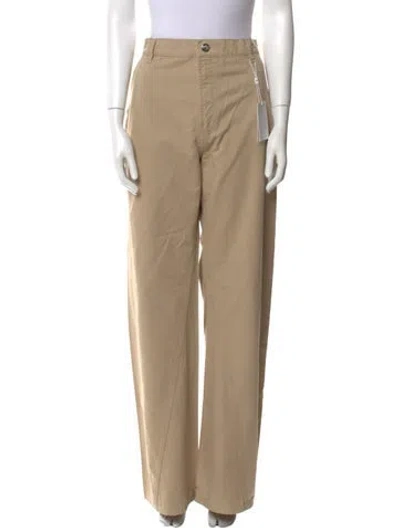 Pre-owned Anine Bing Wide Leg Pants W/ Tags In Neutral