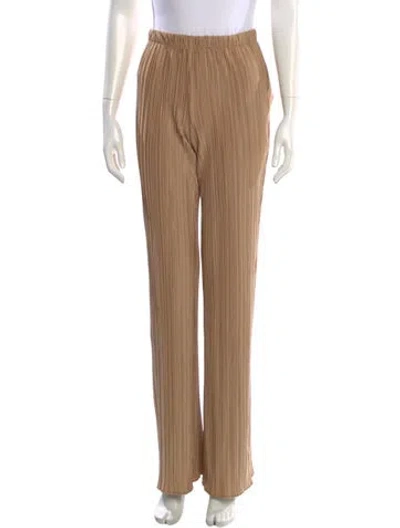 Pre-owned Anine Bing Wide Leg Pants W/ Tags In Neutral