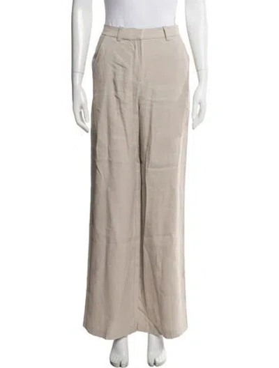 Pre-owned Anine Bing Wide Leg Pants W/ Tags In Neutral