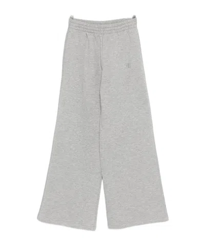 Anine Bing Wide-leg Sweatpants In Gray
