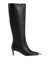Anine Bing Woman Boot Black Size 11 Leather In Black