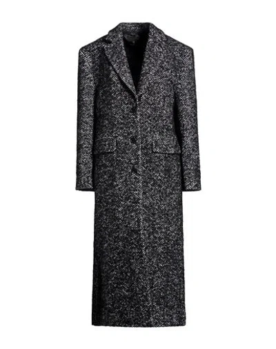 Anine Bing Woman Coat Black Size L Wool, Nylon, Alpaca Wool, Acrylic