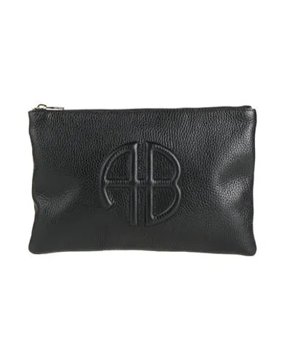 Anine Bing Woman Handbag Black Size - Leather