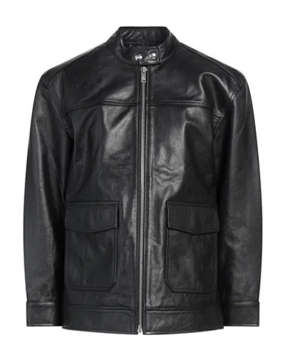 Anine Bing Woman Jacket Black Size M Cow Leather