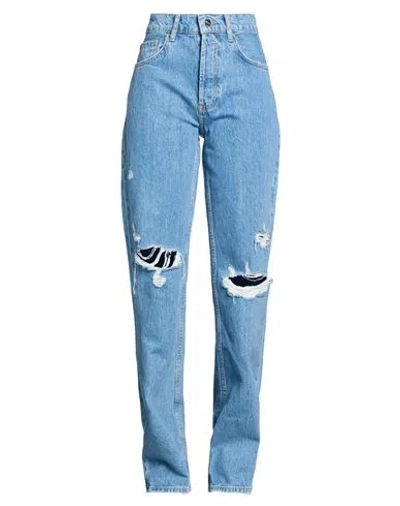 Anine Bing Woman Jeans Blue Size 27 Cotton, Organic Cotton