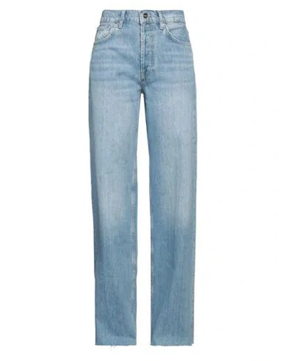 Anine Bing Woman Jeans Blue Size 30 Cotton, Organic Cotton