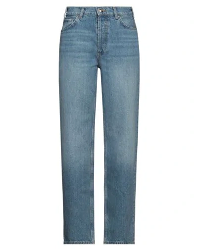 Anine Bing Woman Jeans Blue Size 31 Cotton, Organic Cotton