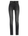 Anine Bing Woman Jeans Charcoal Size 25 Cotton, Elastane In Grey