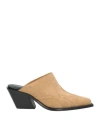 Anine Bing Woman Mules & Clogs Camel Size 8 Leather