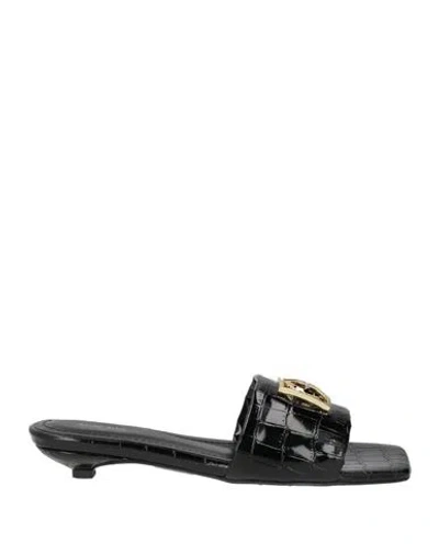 Anine Bing Woman Sandals Black Size 7 Leather