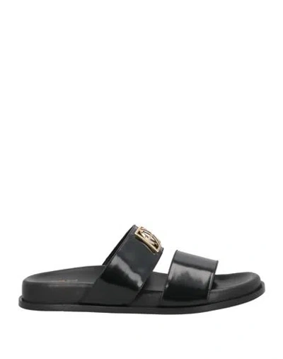 Anine Bing Woman Sandals Black Size 8 Leather