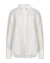 Anine Bing Woman Shirt Ivory Size L Linen In White