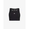 Anine Bing Blair Sports Bra For Low And High-impact Workouts In Black