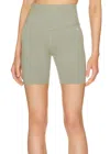 Anine Bing Women's Blake Biker Short In Artichoke In Gray