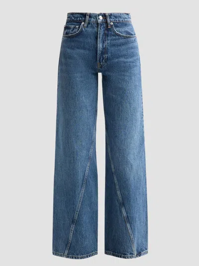 Anine Bing Women's Brie Wide-leg Jeans In Blue