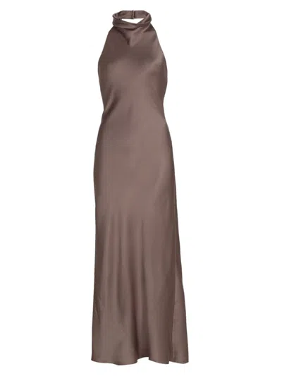 Anine Bing Eliana Dress In Iron