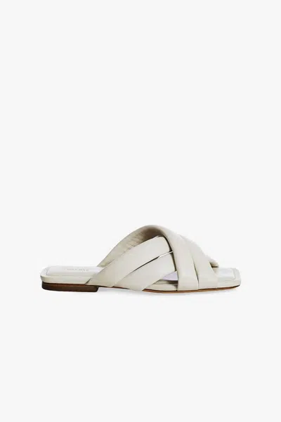 Anine Bing Women's Eve Sandals In Ivory In White