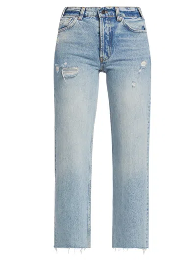 Anine Bing Gavin Boyfriend Jeans In Blue