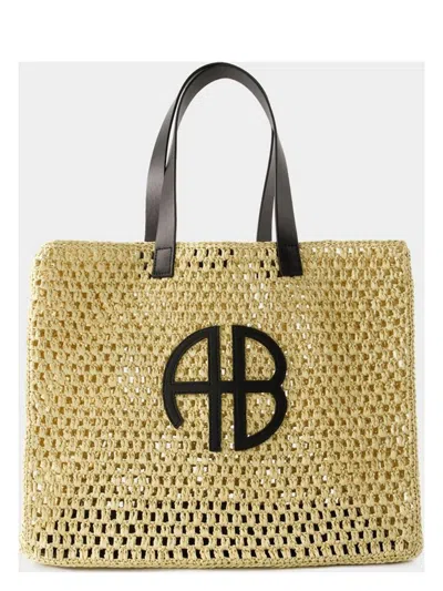 Anine Bing Large Rio Tote Sand In Beige