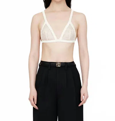 ANINE BING WOMEN'S LOREL BRA IN IVORY