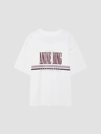 Anine Bing Nell Tee Sport In White