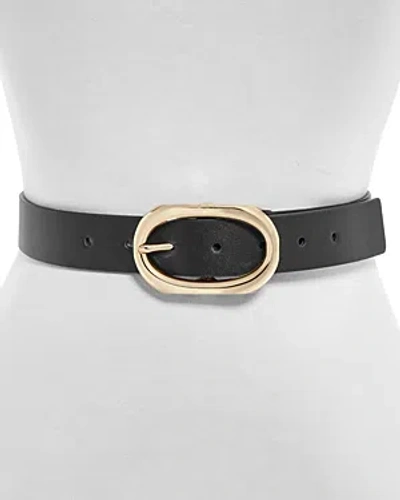 ANINE BING WOMEN'S SIGNATURE LINK BUCKLE LEATHER BELT