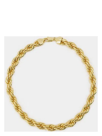 Anine Bing Women's Twist Rope Necklace In Gold