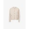 Anine Bing Bobbie Cardigan In Light Oat