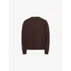 Anine Bing Womens Deep Brown Lee Crewneck Cashmere Jumper In Brown
