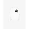 Anine Bing Miles Sweatshirt Letterman Off White Off White In Off White