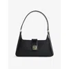 Anine Bing Lou Shoulder Bag In High-shine Black In Black