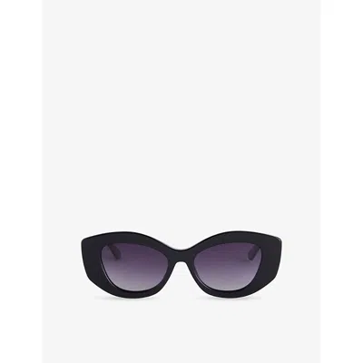 Anine Bing Womens Black Rennes Acetate Sunglasses