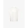 Anine Bing Womens Ivory Coco Relaxed-fit Woven Shirt In Brown