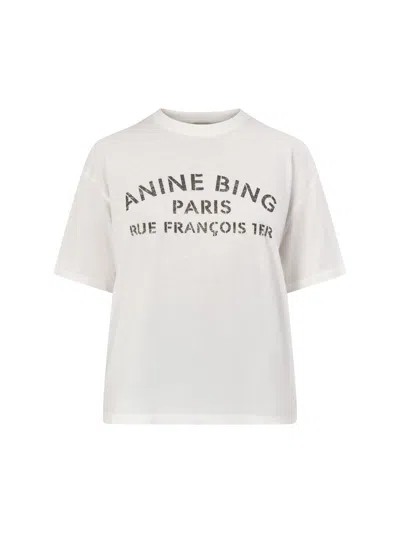 Anine Bing Womens Cohen T-shirt In White