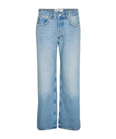 Anine Bing Womens Hugh Jeans In Blue
