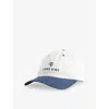 Anine Bing Womens Ivory And Navy Jeremy Baseball Cap
