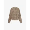 Anine Bing Womens Miles Leopard-print Cotton-jersey Sweatshirt In Leopard