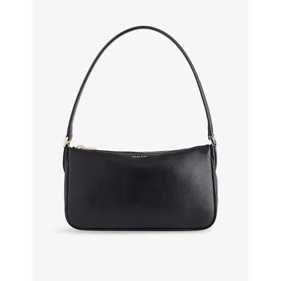 Anine Bing Womens Black Mini Elly Leather Shoulder Bag