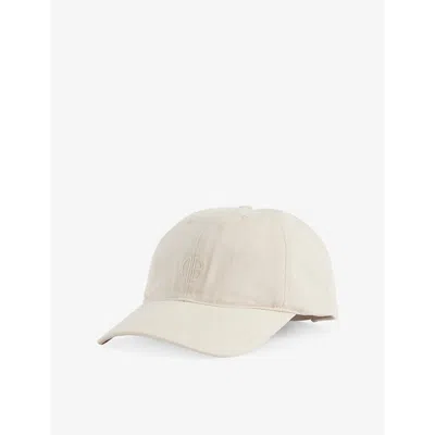 Anine Bing Jeremy Cotton Baseball Cap In Oatmeal