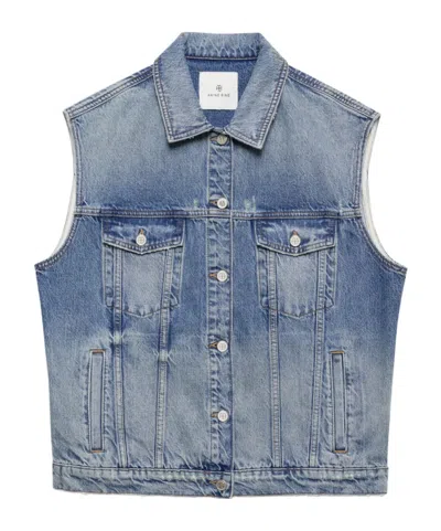 Anine Bing Womens Rory Vest In Gray