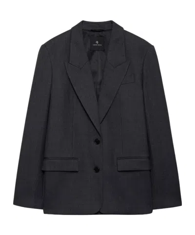 Anine Bing Womens Ross Blazer In Black