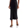 Anine Bing Iron-coloured Silk Skirt Bar In Black