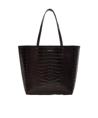 Anine Bing Womens Small Elly Tote In Brown