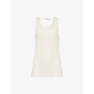 Anine Bing Womens Snow White Eugene Sleeveless Knitted Top